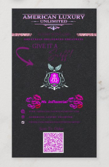 Luxury Scent Cards - Scent Samples - American Luxury Unlimited