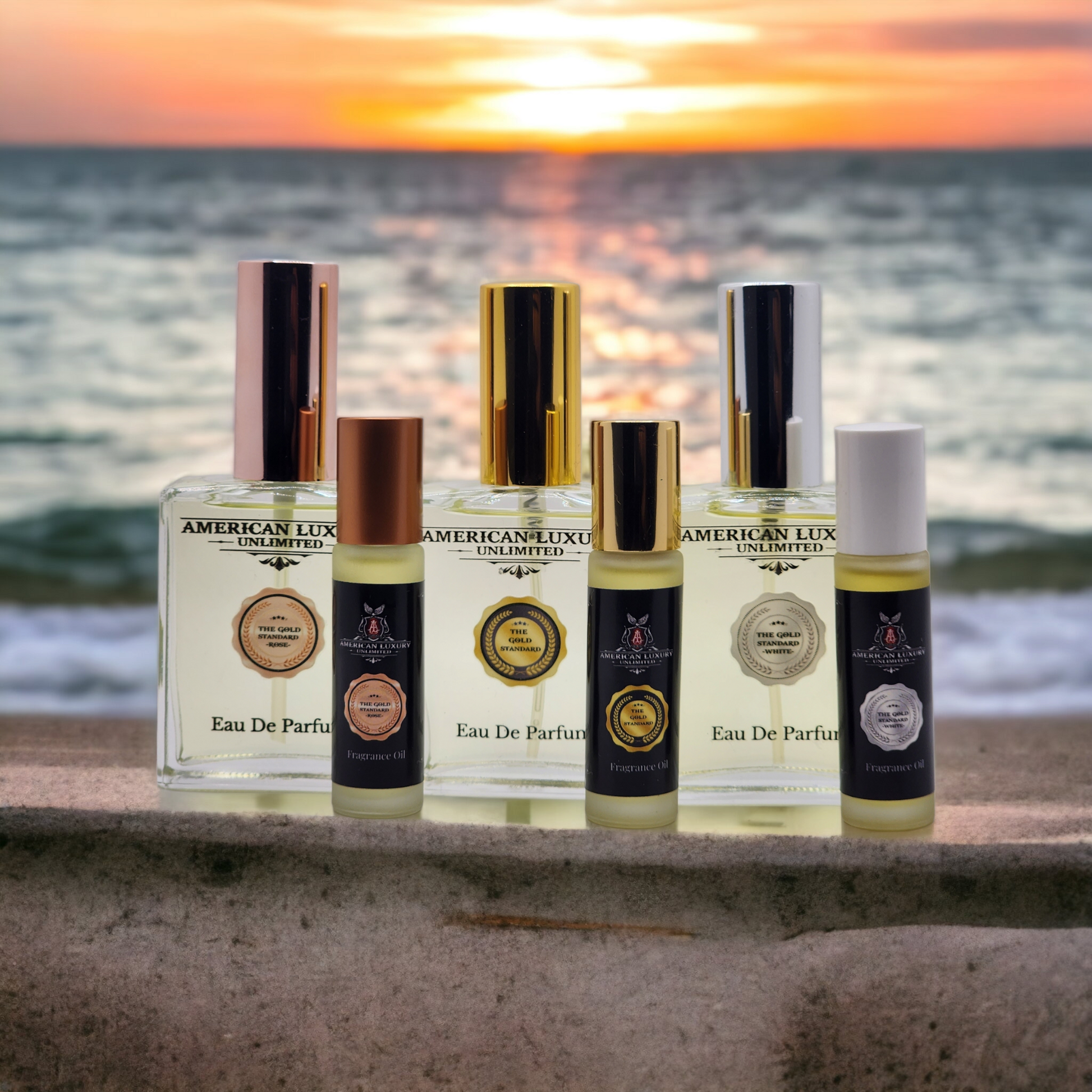 The Gold Standard Line | Men's Fragrance Set - American Luxury Unlimited