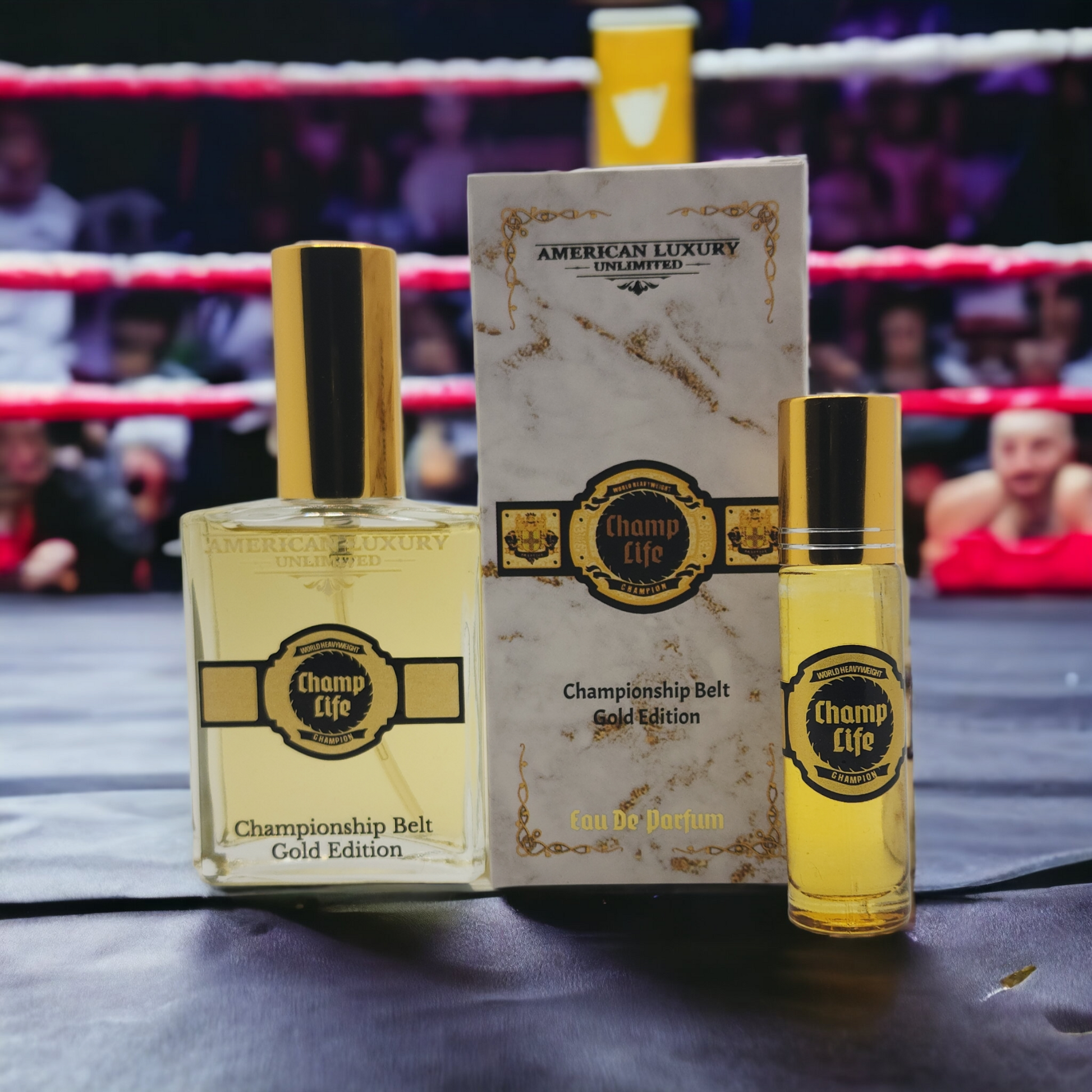 Champ Life - Championship Belt Gold Edition | Men's Fragrance - American Luxury Unlimited