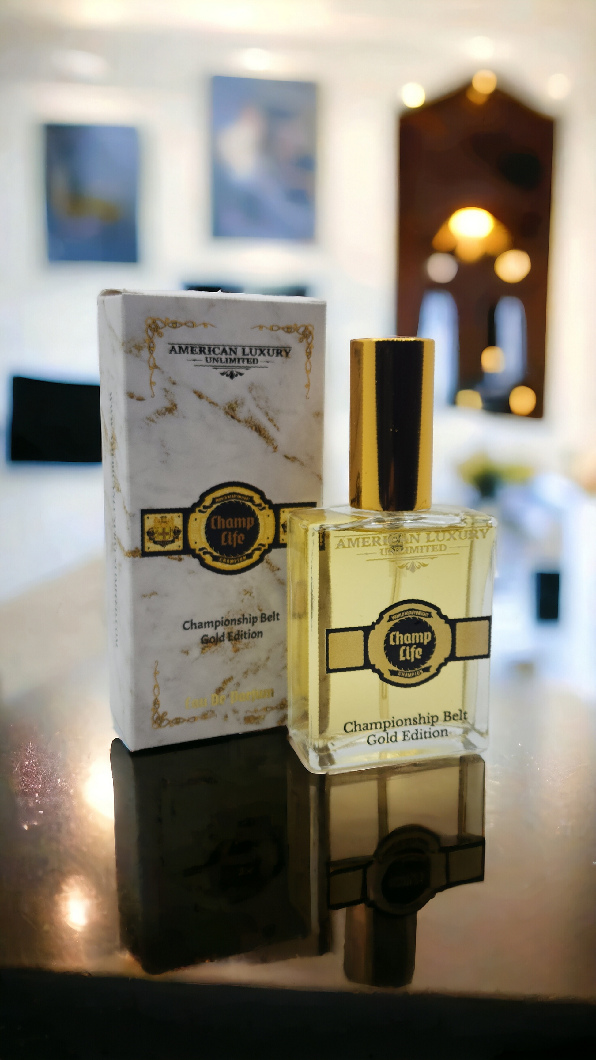 Champ Life - Championship Belt Gold Edition | Men's Fragrance - American Luxury Unlimited