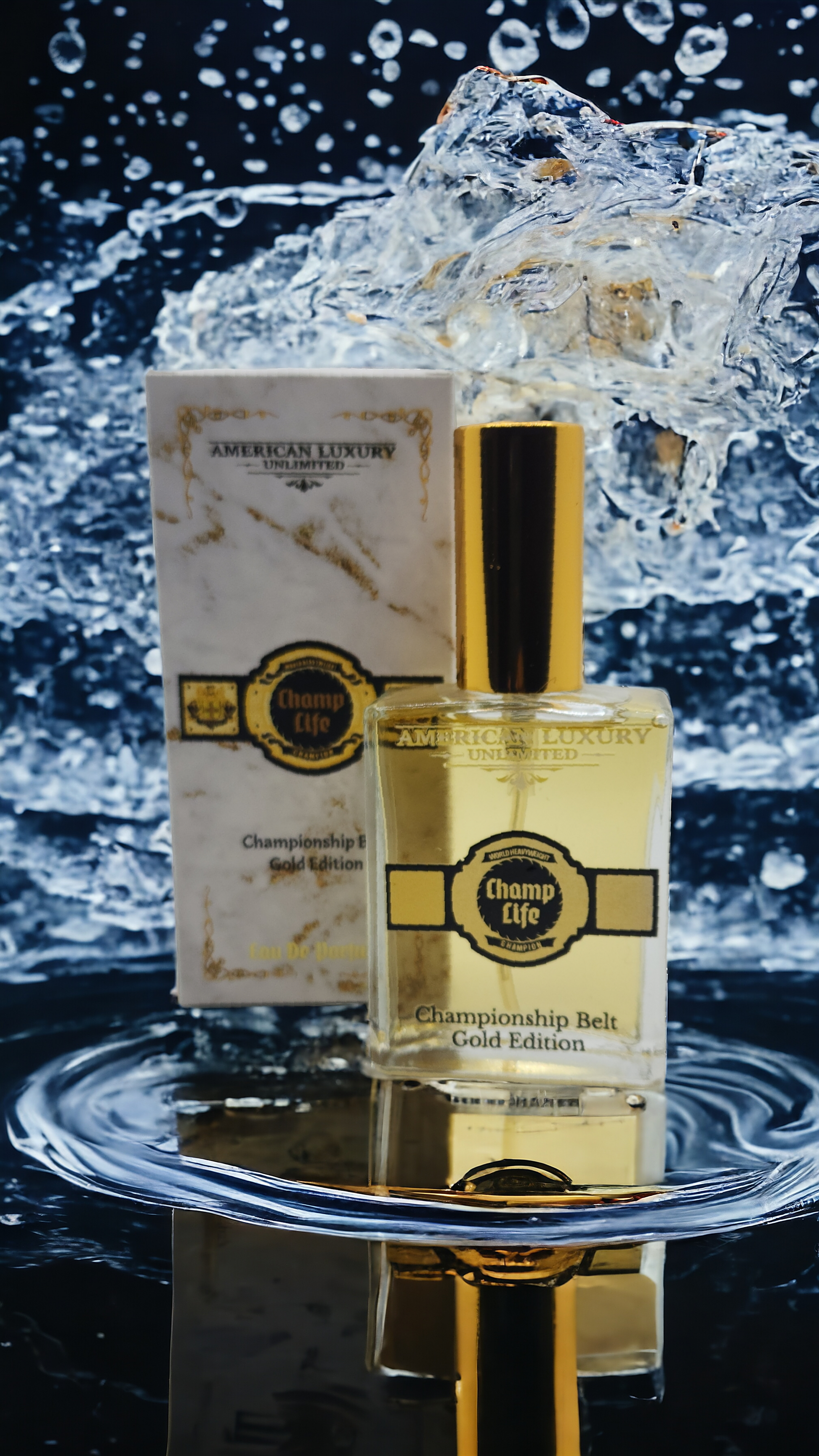 Champ Life - Championship Belt Gold Edition | Men's Fragrance - American Luxury Unlimited