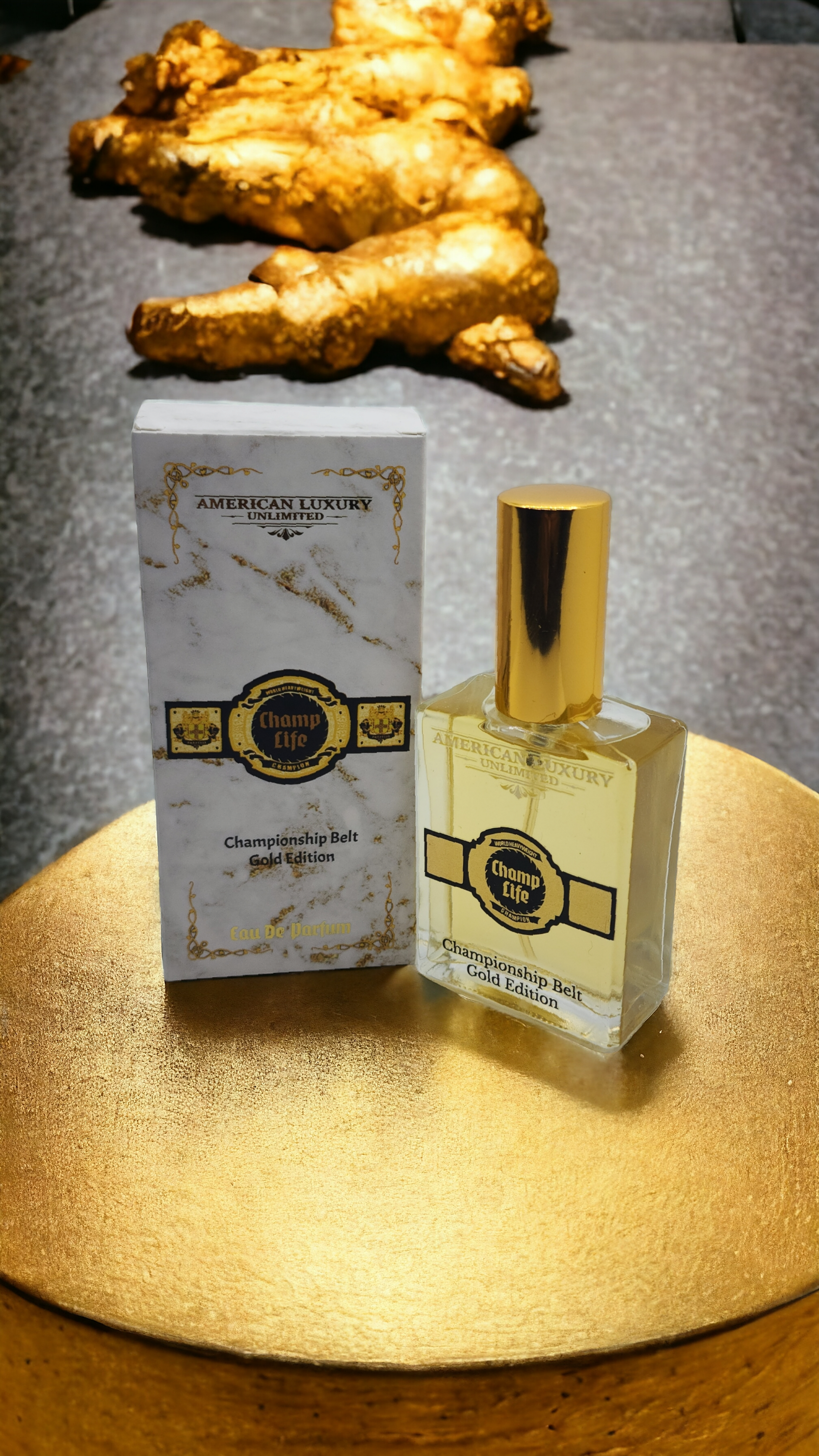 Champ Life - Championship Belt Gold Edition | Men's Fragrance - American Luxury Unlimited