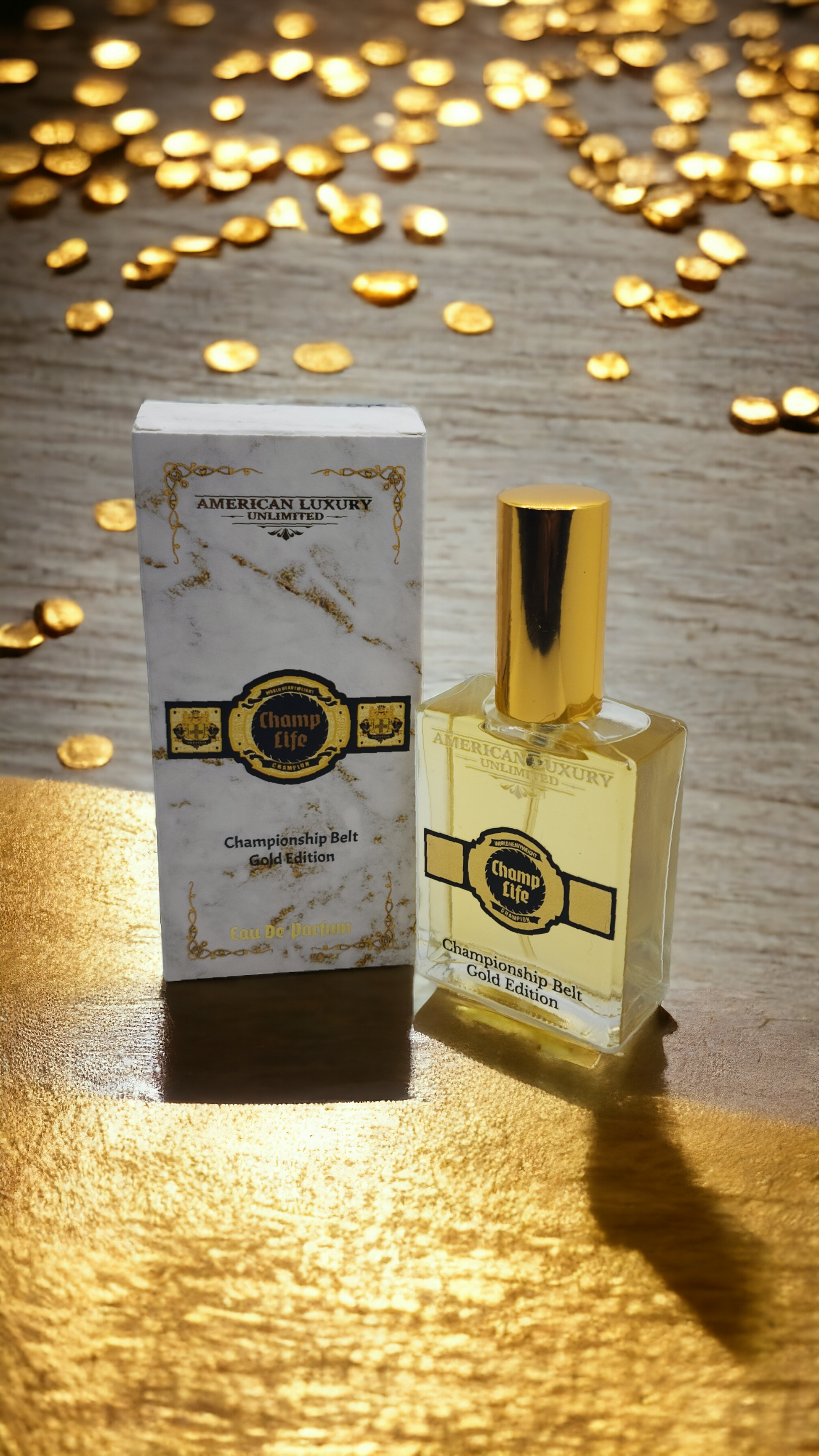 Champ Life - Championship Belt Gold Edition | Men's Fragrance - American Luxury Unlimited