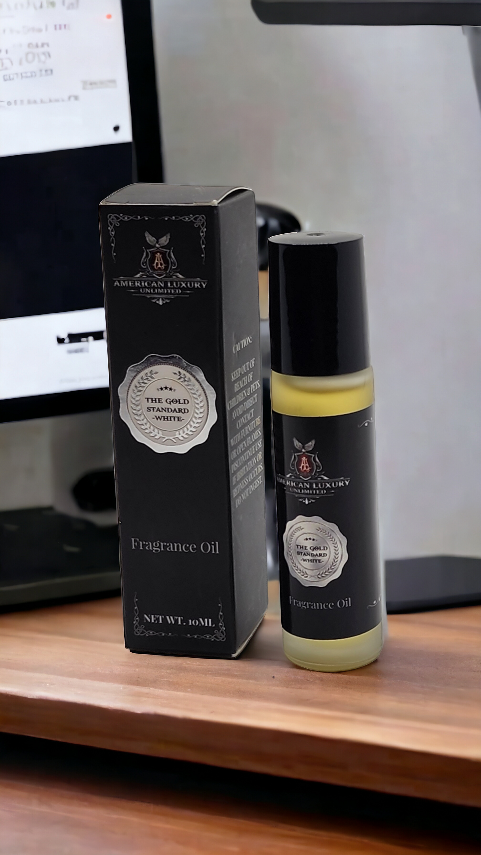The Gold Standard - White | Men's Fragrance Oil - 10ml Roll On - American Luxury Unlimited