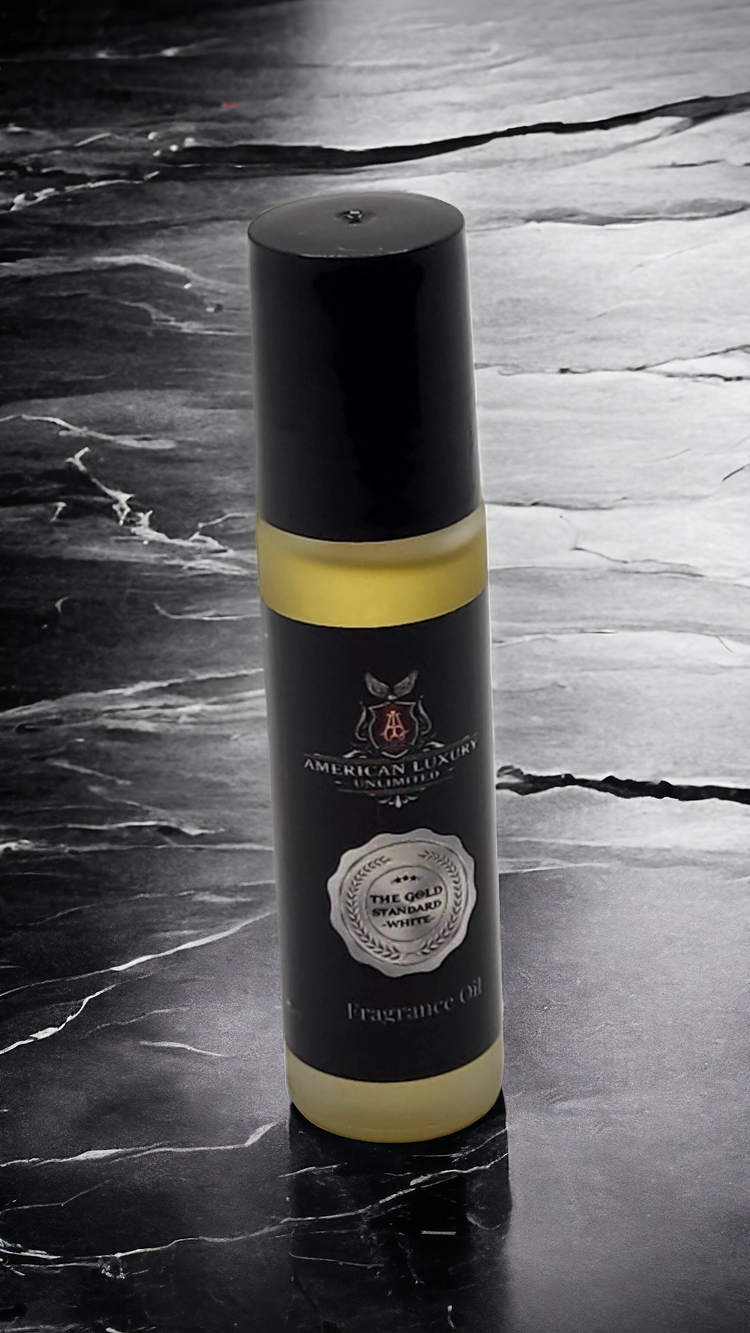 The Gold Standard - White | Men's Fragrance Oil - 10ml Roll On - American Luxury Unlimited