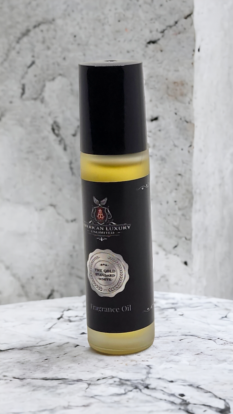 The Gold Standard - White | Men's Fragrance Oil - 10ml Roll On - American Luxury Unlimited