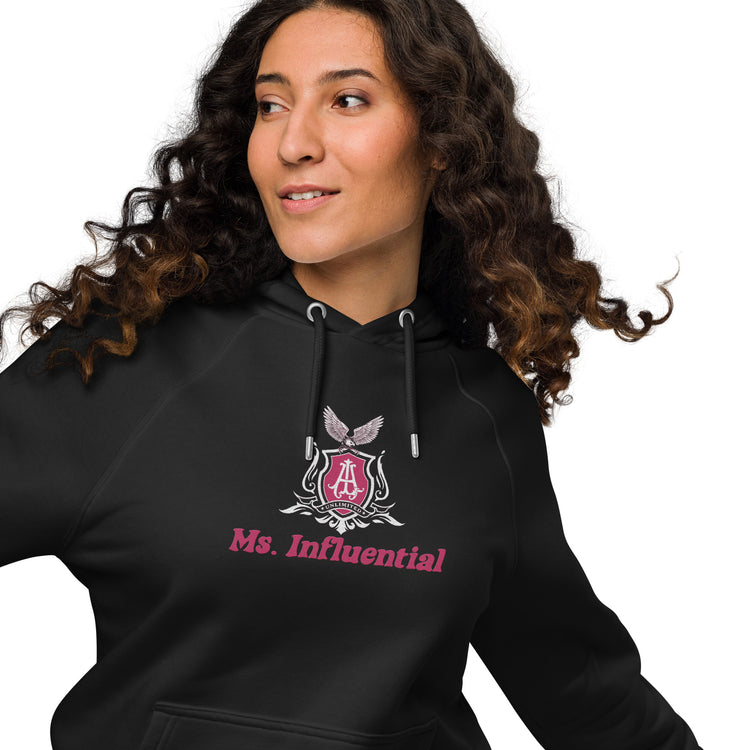 Ms. Influential Graphic Hoodie - American Luxury Unlimited