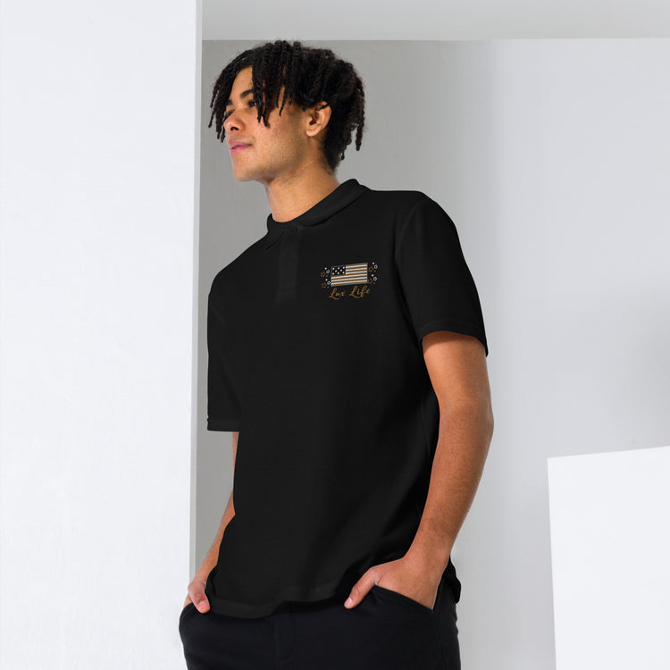 Lux Life Pique Polo Shirt - American Luxury Unlimited