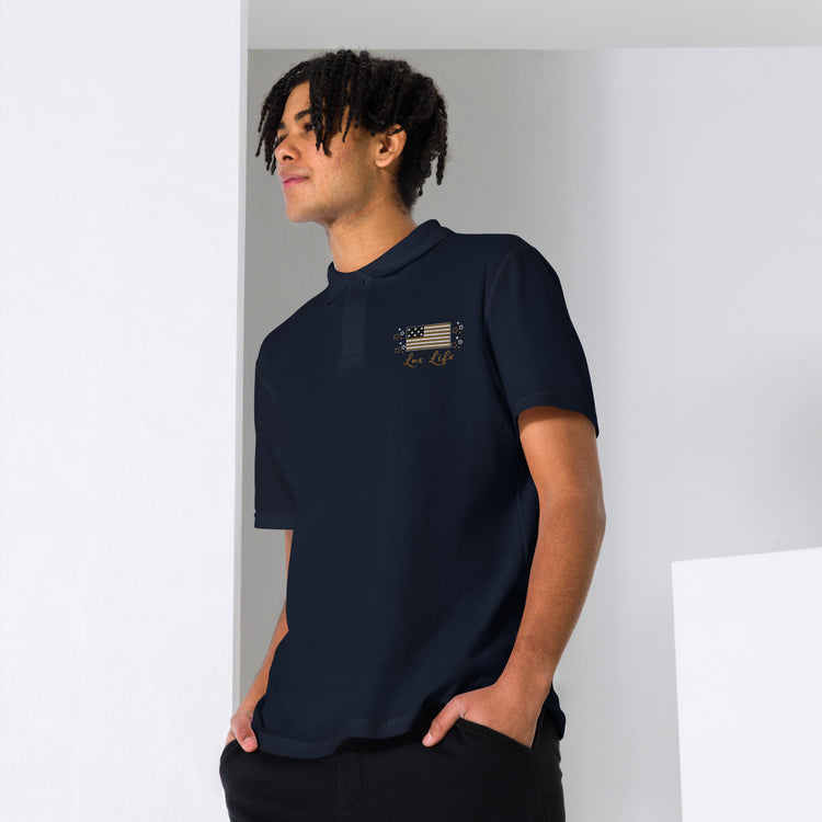 Lux Life Pique Polo Shirt - American Luxury Unlimited