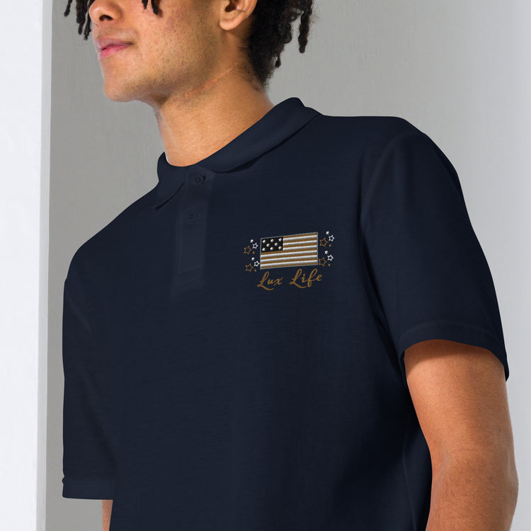 Lux Life Pique Polo Shirt - American Luxury Unlimited