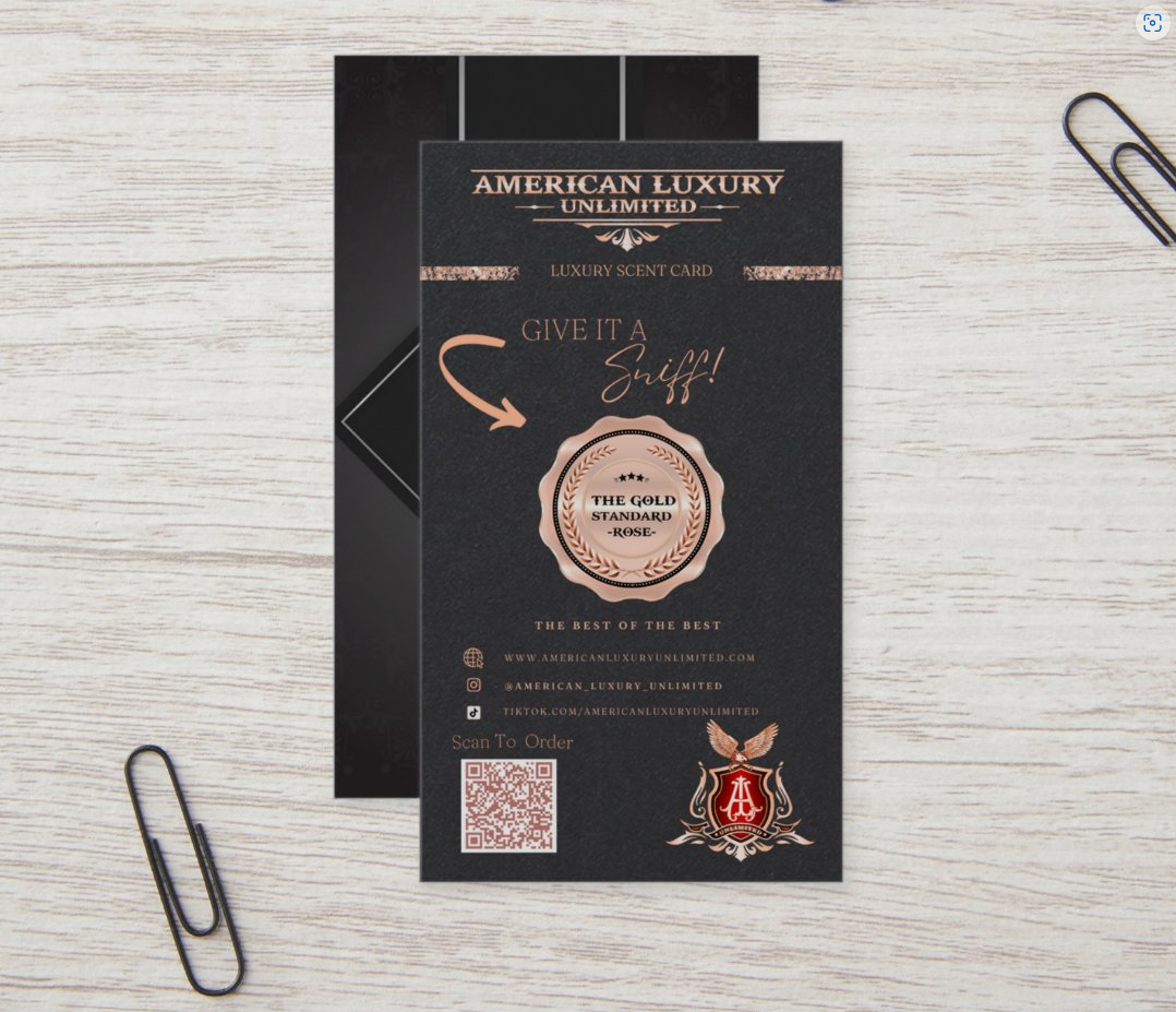 The Gold Standard - Rose | Men's Fragrance - American Luxury Unlimited