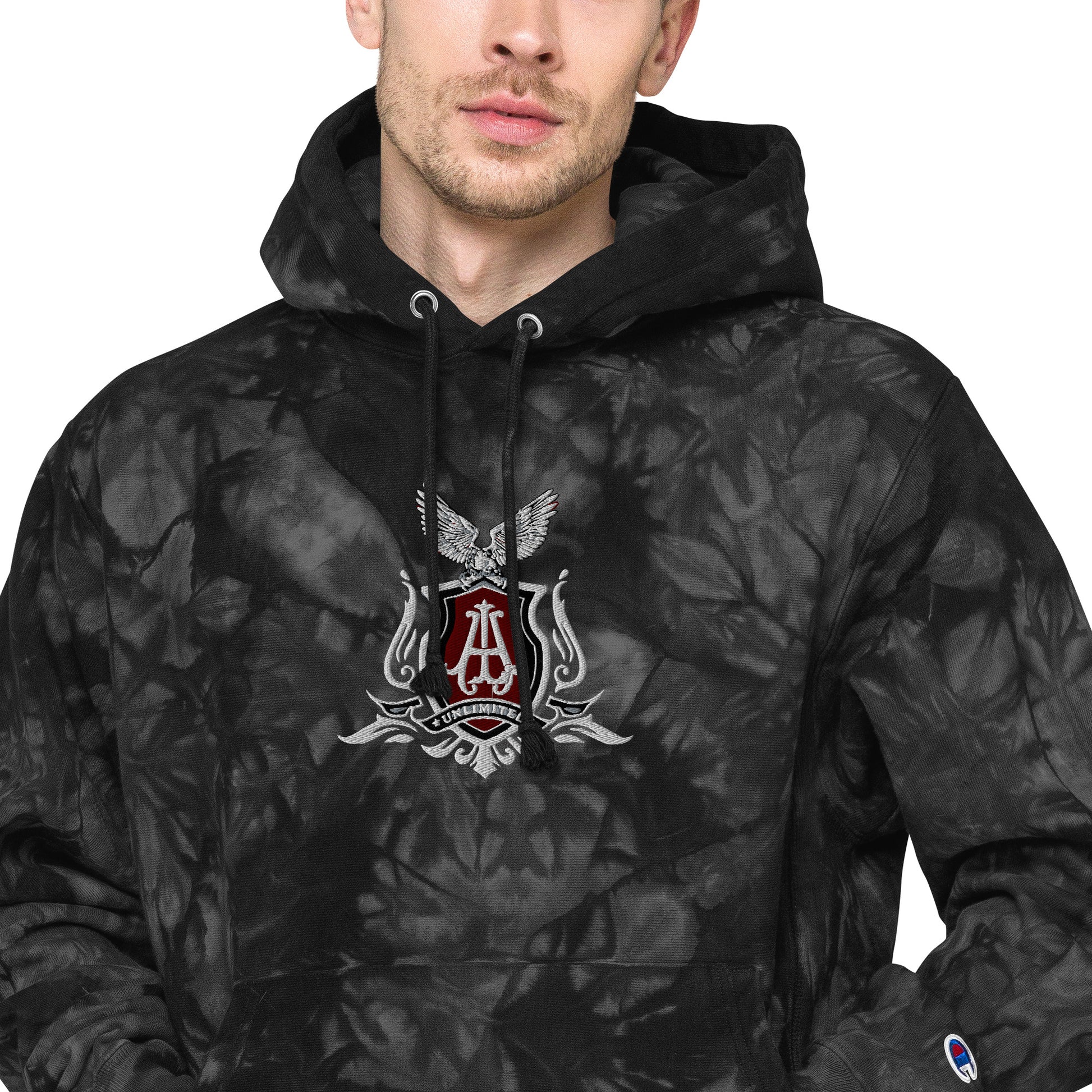 ALU Embroidered Tie-Dye Hoodie - American Luxury Unlimited