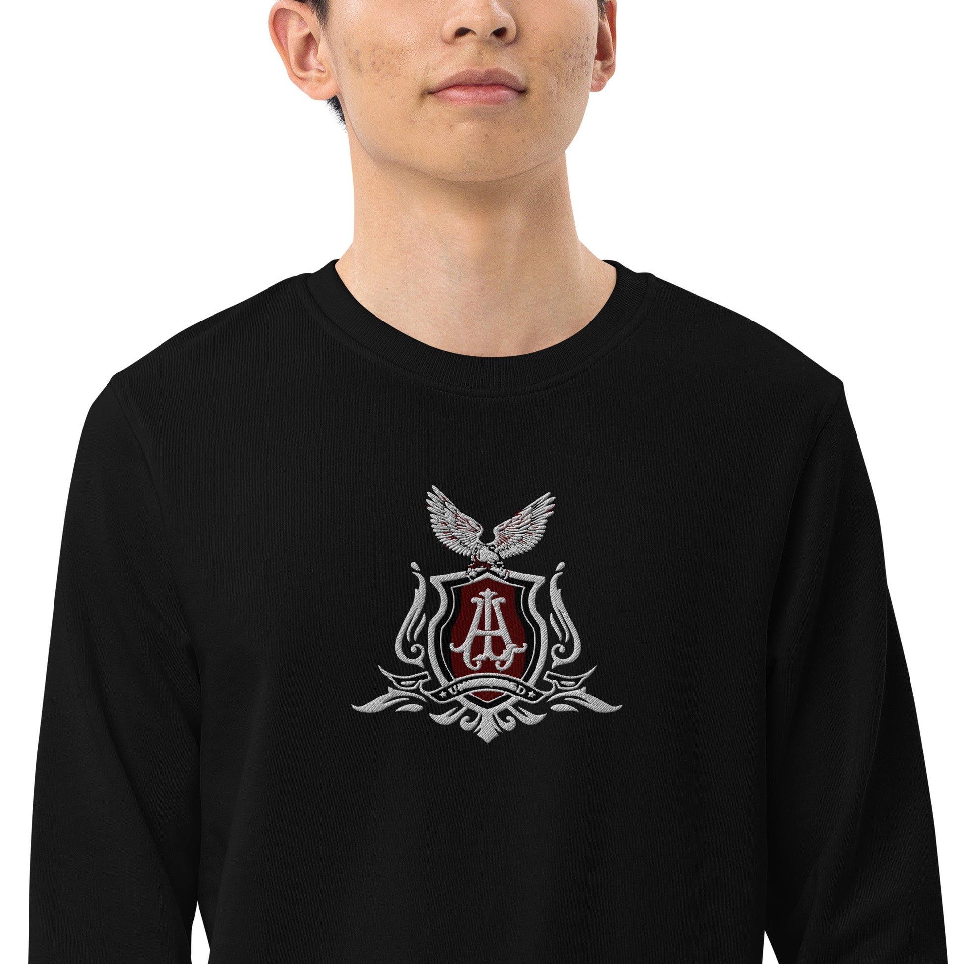 ALU Embroidered Men's Organic Sweatshirt - American Luxury Unlimited