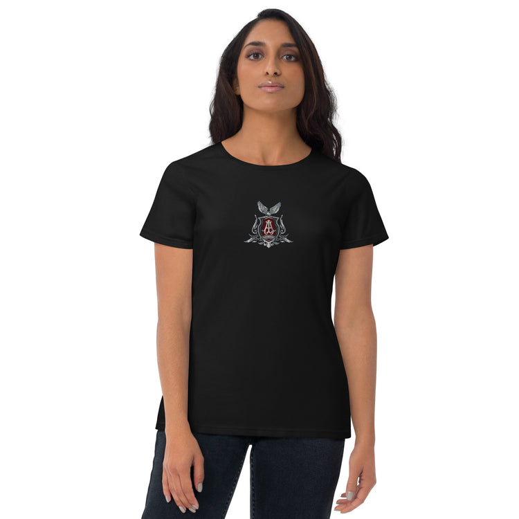 ALU's Women's Embroidered Tee - American Luxury Unlimited