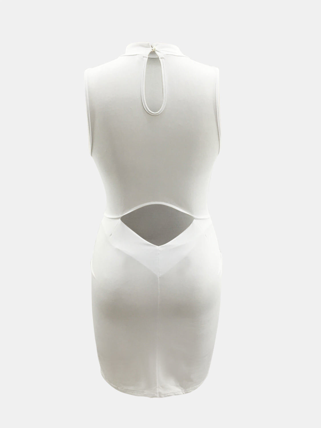Cutout Mock Neck Sleeveless Dress Cutout Mock Neck Sleeveless Dress