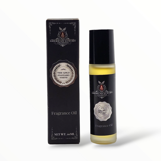 The Gold Standard - White | Men's Fragrance Oil - 10ml Roll On - American Luxury Unlimited 