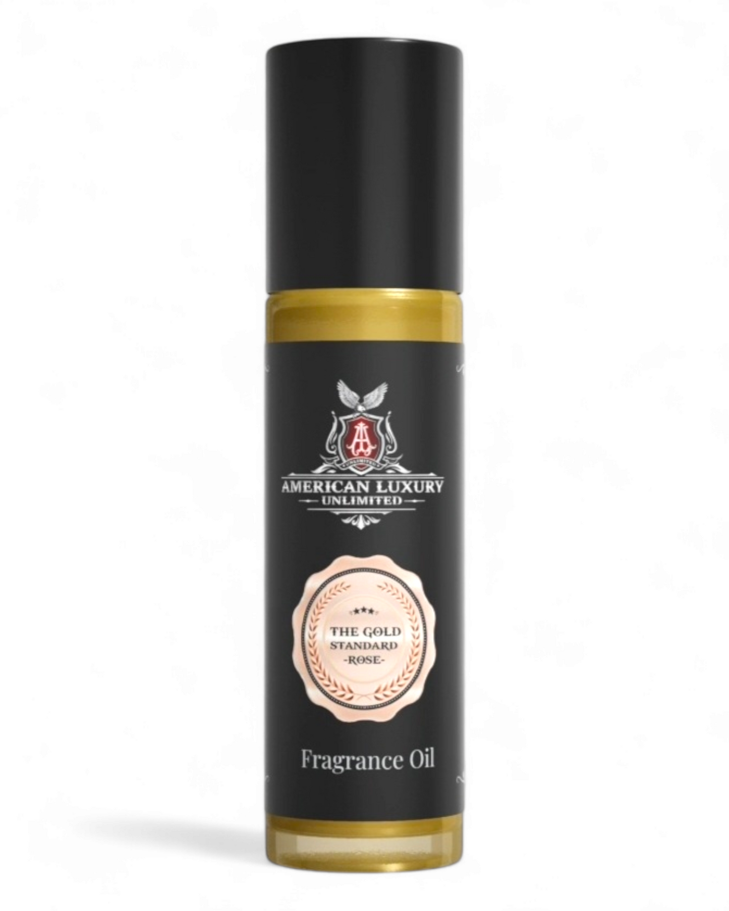 Portable roll-on version of The Gold Standard Rose men's fragrance