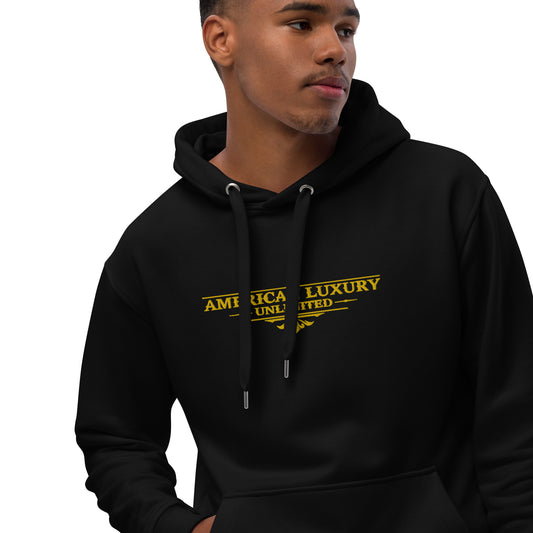 ALU Gold Embroidered Hoodie - American Luxury Unlimited