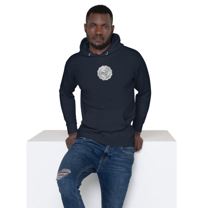 ALU The Gold Standard White Embroidered Hoodie
