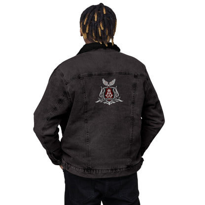 ALU's Embroidered Denim Sherpa Jacket