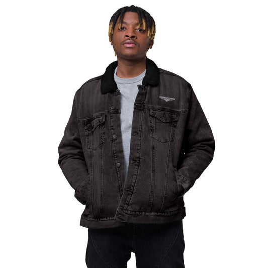 ALU's Embroidered Denim Sherpa Jacket - American Luxury Unlimited