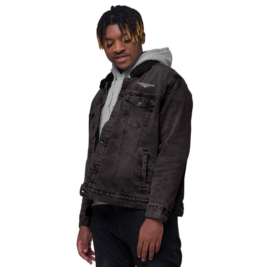 ALU's Embroidered Denim Sherpa Jacket - American Luxury Unlimited