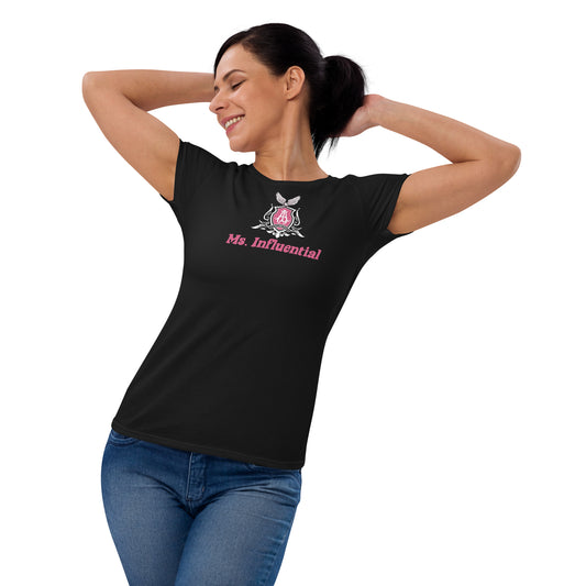 Ms. Influential Short Sleeve Tee - American Luxury Unlimited