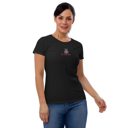 Ms. Influential Embroidered T-shirt - American Luxury Unlimited